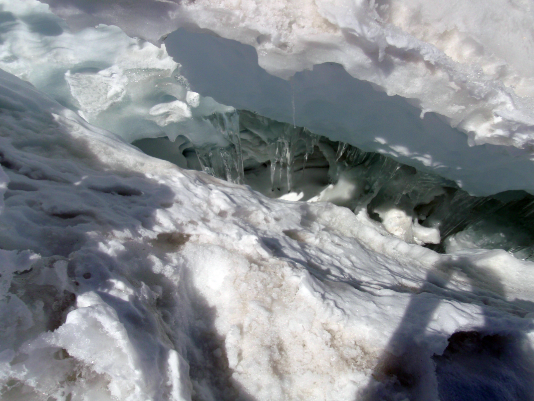Lobuche mini crevasse